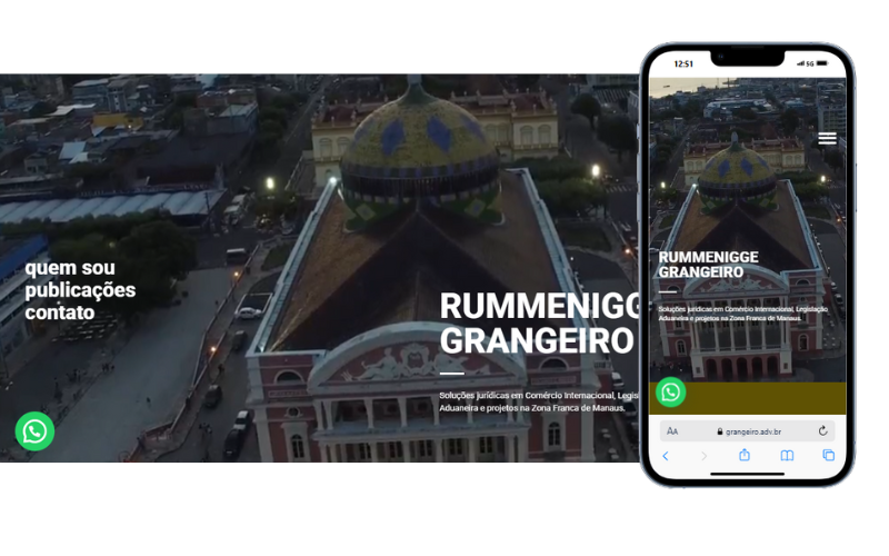 Rummeniggo Grangeiro - Site para Consultoria Jurídica